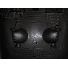 Sarcophagus lid of Sisobe, djed, tit, solar disc